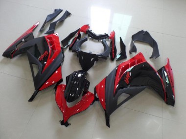 Kawasaki ZX 300R 2013-2016 Verkleidungen - Rot Schwarz Verkauf