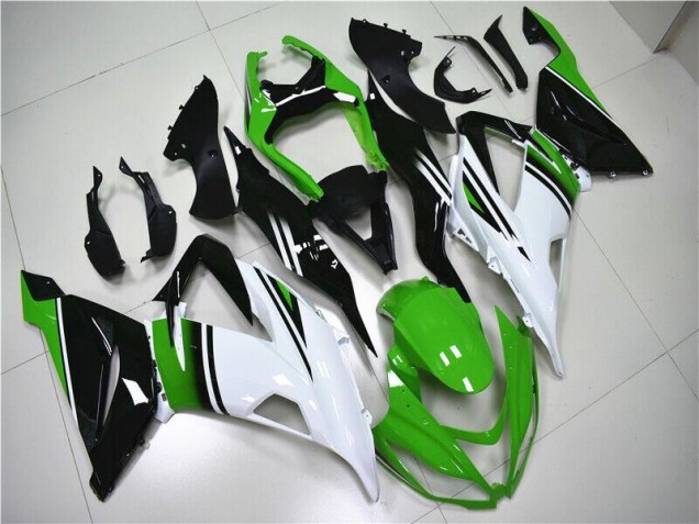 Kawasaki ZX6R 2013-2018 Verkleidungen - Grün Weiß Schwarz Verkauf