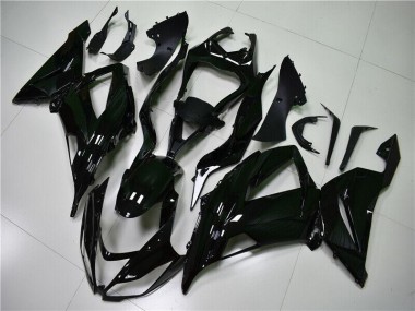 Kawasaki ZX6R 2013-2018 Verkleidungen - Glänzend Schwarz Verkauf
