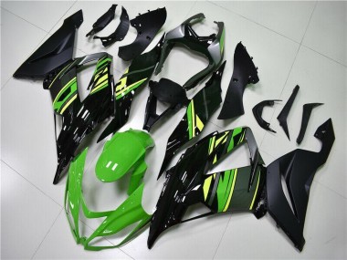 Kawasaki ZX6R 2013-2018 Vollverkleidung - Grün Schwarz Verkauf