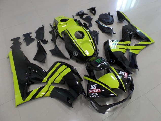Honda CBR 600 RR 2013-2023 Verkleidungen - Grün Schwarz Verkauf