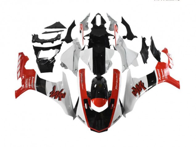 Yamaha R1 2015-2019 Vollverkleidung - Rot Weiß Verkauf