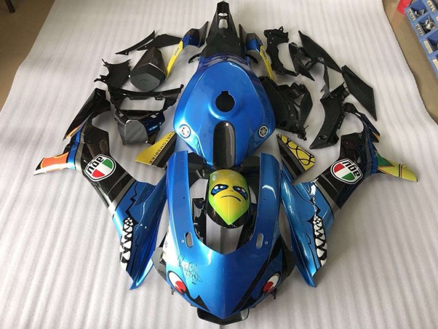 Yamaha R1 2015-2019 Verkleidungen - Blau Hai Verkauf Yamaha R1 2015-2019 Verkleidungen - Blau Hai Verkauf