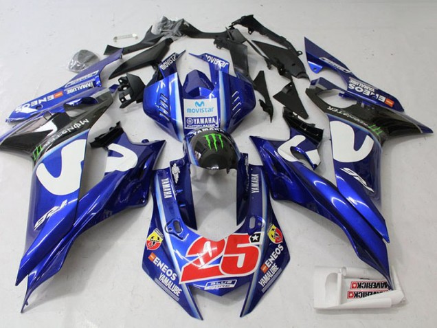 Yamaha R6 2017-2023 Verkleidungen - Movistar Verkauf